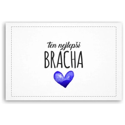 Fotoobraz 60x40 cm malý Ten nejlepší brácha