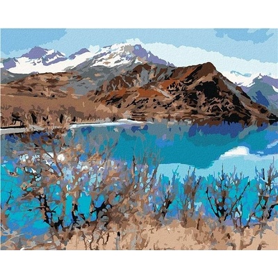 zuty Malování Podle Čísel Jezero Iskanderkul 80 x 100 Cm Plátno Rám