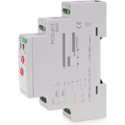 PCG-417 - Přepínač hvězda - trojúhelník, 230V, 16A, 2x NO/NC