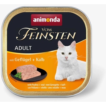 Animonda von feinsten classic with poultry and veal -Котешки пастет с пилешко и телешко месо, 100 гр