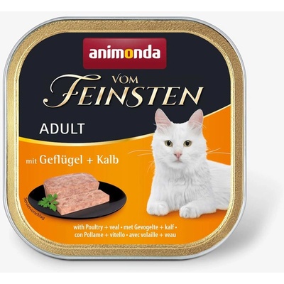 Animonda von feinsten classic with poultry and veal -Котешки пастет с пилешко и телешко месо, 100 гр