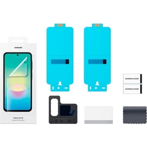 Samsung A27 5G SAMSUNG защитно фолио за екран, 2 бр. кърпички за почистване + допълнителна рамка, ПРОЗРАЧНО EF-UA276CTEGWW (EF-UA276CTEGWW)