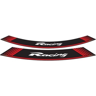 Linka na ráfik PUIG RACING 5531R červené linky na ráfik - sada 8ks