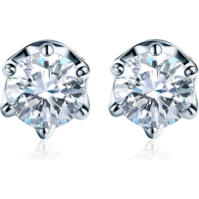 SAVICKI Обеци Savicki: двуцветно злато, лабораторни диаманти