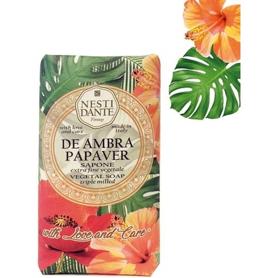 Nesti Dante De Ambra Papaver extra jemné prírodné mydlo 250 g