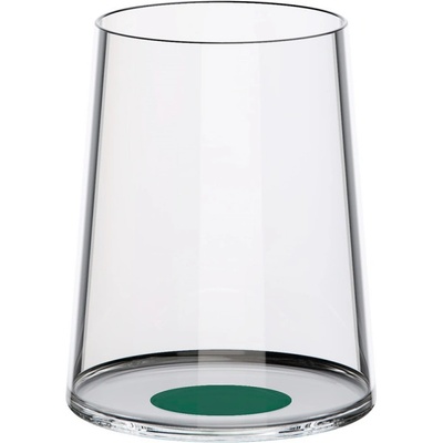 Trebonn Комплект 2 бр кристални чаши за бяло вино Trebonn SplitGlass 2025123, 280 мл, Ø7.3x9 см, Модулна система, Зелен (SplitGass 2025123)