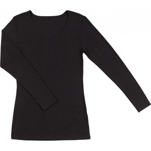 Joha Дамско мериносово термобельо Joha Women's Blouse L/S 85/15 Merino base layer - Black - размер XS (115-1440-0111)