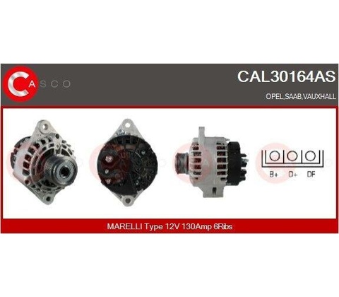 Generátor CASCO CAL30164AS