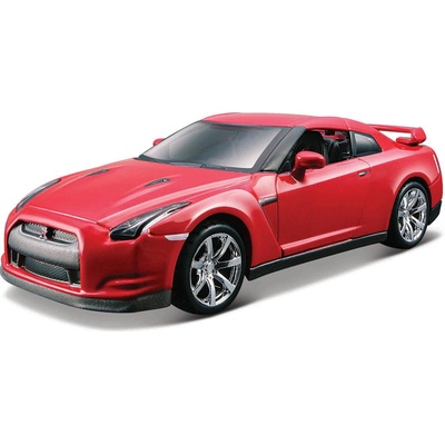 Bburago - Auta HOBBY Nissan 2009 GT-R červené 1:32