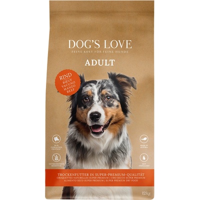 Dog´s Love Adult s hovězím 2 x 12 kg