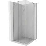 Mexen Velar L плъзгаща се душ кабина 120 x 120 см, прозрачна, матиран никел - 871-120-120-03-97 (871-120-120-03-97)