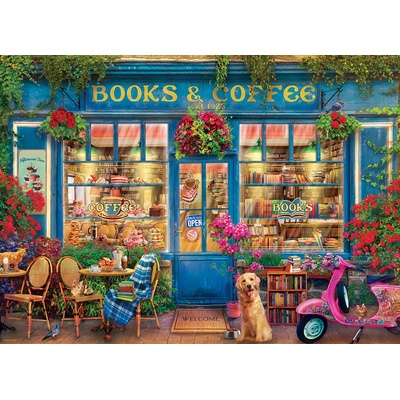 EUROGRAPHICS - Puzzle Walton: Books and Coffee - 1 000 piese