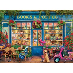 EUROGRAPHICS - Puzzle Walton: Books and Coffee - 1 000 piese