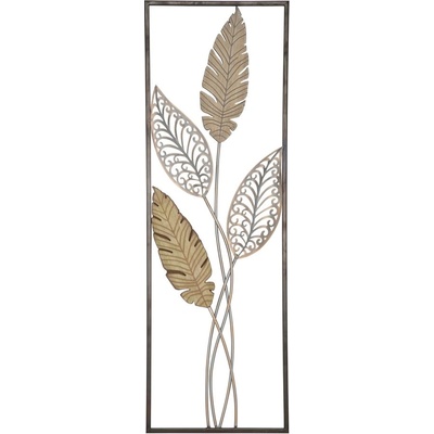 Mauro Ferretti Декорация за стена в златно, 30, 5 x 91 cm Foglie - Mauro Ferretti (031755000A)