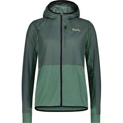 Mons Royale Дамско ветрозащитно яке за колоездене Mons Royale Women's Diversion Merino Wind Jacket Cycling jacket - Thyme / Cypress (151-0735-0413)