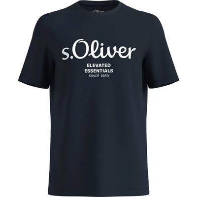 S.Oliver LOGO T-NOOS pánské tričko tmavě modrá