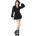 KILLSTAR дамски гащеризон KILLSTAR - TWILIGHT VIPER - Black - KSRA014610