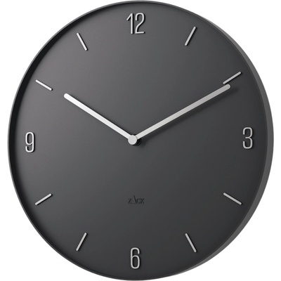 ZACK Стенен часовник Prevo черен (60056)