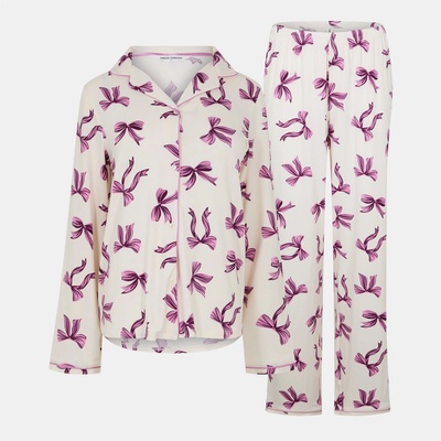 Urban Threads Пижама Urban Threads Women's Long-Sleeve Pyjama Set - Purple Bows