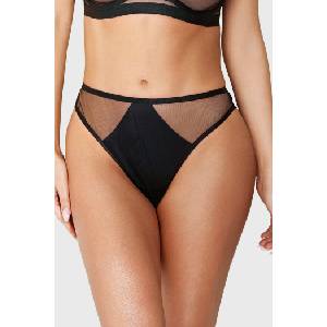 KINGA Бразилски бикини Lou Black с по-висока талия (S932_2LB_kal)