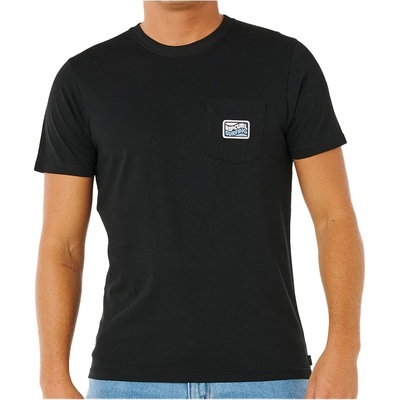 Rip Curl Мъжка тениска Rip Curl Streamline Pocket Badge Tee T-shirt - Black - размер XL (216-7711-0215)