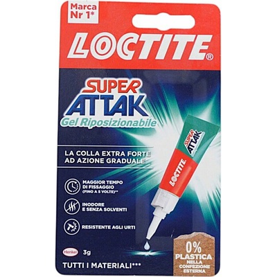 Loctite SUPER ATTAK univerzálne gélové sekundové lepidlo 3g