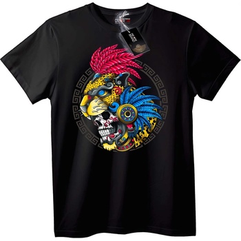 NOONEBRAND Тениска Skull и Леопард - XS, White