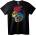 NOONEBRAND Тениска Skull и Леопард - XS, White