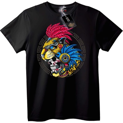 NOONEBRAND Тениска Skull и Леопард - XS, White