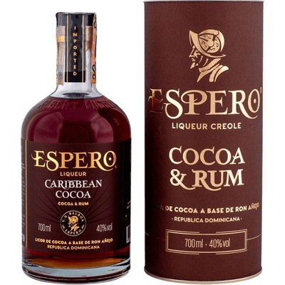 Espero Cocoa & Rum 40% 0,7 l (tuba)