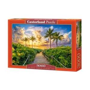 Castorland 3000-piece Colorful Sunrise in Miami, USA puzzle C-300617