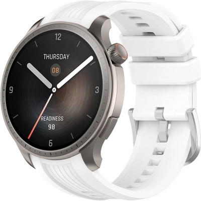 PROTEMIO SILICONE Vymeniteľný remienok pre Amazfit Balance biely 85691