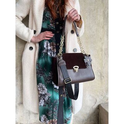 Grosso dámska kabelka na rameno GS-3101-choco brown