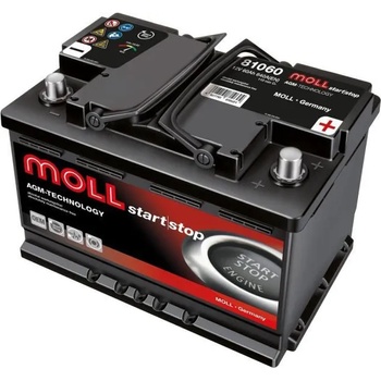 Image 1 of MOLL AGM Technology 60Ah 640A right+