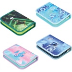 Herlitz Ученически несесер празен, 1 допълнително крило, Game Changer, Lucky Horse, Ocean Lights, Cosmic Explorer - Herlitz, асортимент