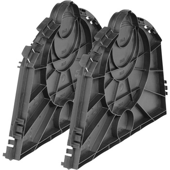 German Koncové kryty pre vsakovací tunel / 2 ks / 48 x 57,4 cm / plast
