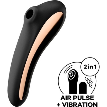 Image 1 of Satisfyer Клитор стимулатор и вибратор черен Satisfyer Dual Kiss