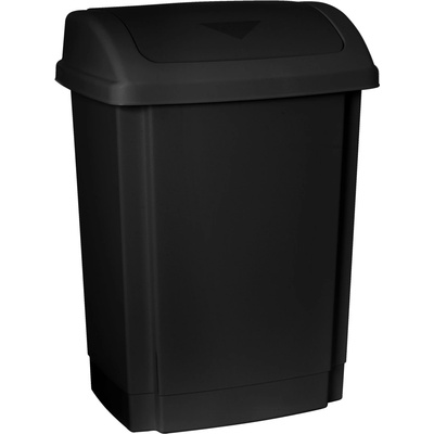 Plast team Plastový odpadkový kôš 10 l čierny