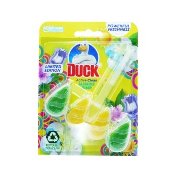 Duck Active Clean Jasmine Jump WC závěsný čistič s vůní 38,6 g
