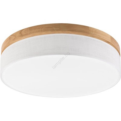 Brilagi - LED таванно осветително тяло BELLADONNA LED/36W/230V Ø 50 см бяло/дъб (BG2110)