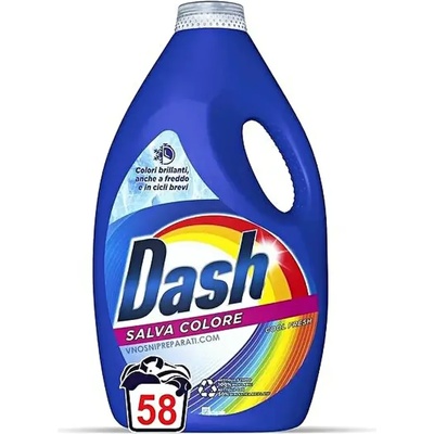 Dash Salva Colore течен препарат за цветно пране 58 пранета