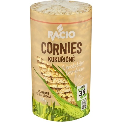 Racio Cornies Kukuričné chlebíčky s medvedím cesnakom 115 g
