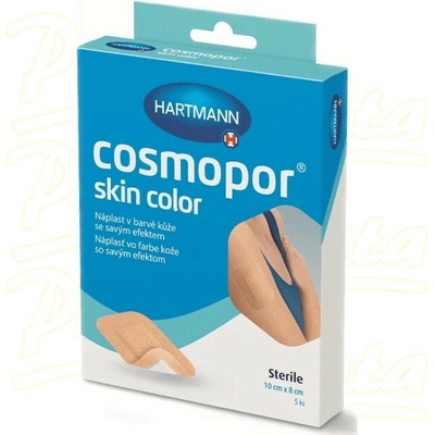 Hartmann Cosmopor Skin color 10 x 8 cm 5 ks
