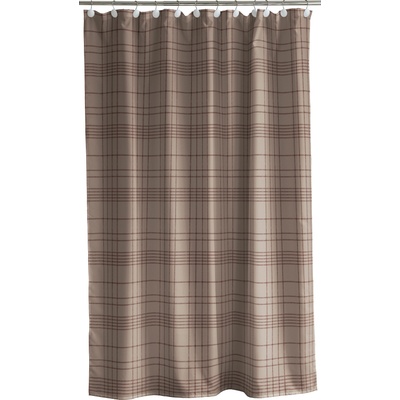 Södahl Завеса за душ Tartan 180 x 200 см таупе (30479)