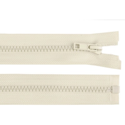 Kostený zips šírka 5 mm dĺžka 70 cm bundový Farba: 306 béžová najsvetlejšia