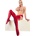 LateX Latex Stockings Red L/XL