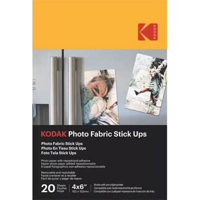 Kodak Фотохартия KODAK Photo Fabric 10x15 cm за залепване и отлепване 20 листа KO-9891059 (KO-9891059)