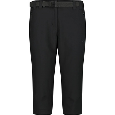 CMP Дамски 3/4 панталони CMP Women's Stretch Capri Shorts - Nero - размер 48 (EU) (112-3627-0318)