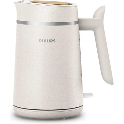 Philips HD9365/10 Conscious Collection kettle, organic, 100% recycled plastic, sustainable, 2, 200 watts, 1.7 l capacity, cream