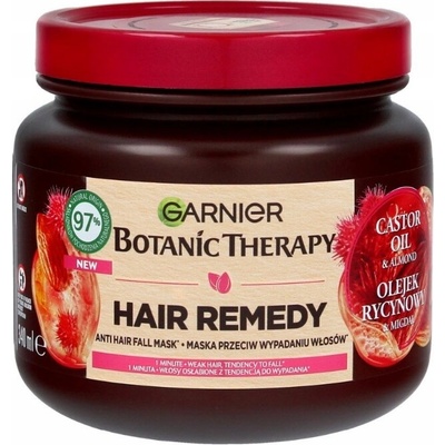 Garnier Botanic Therapy Hair Remedy maska proti vypadávaniu vlasov s ricínovým olejom a olejom zo sladkých mandlí 340 ml